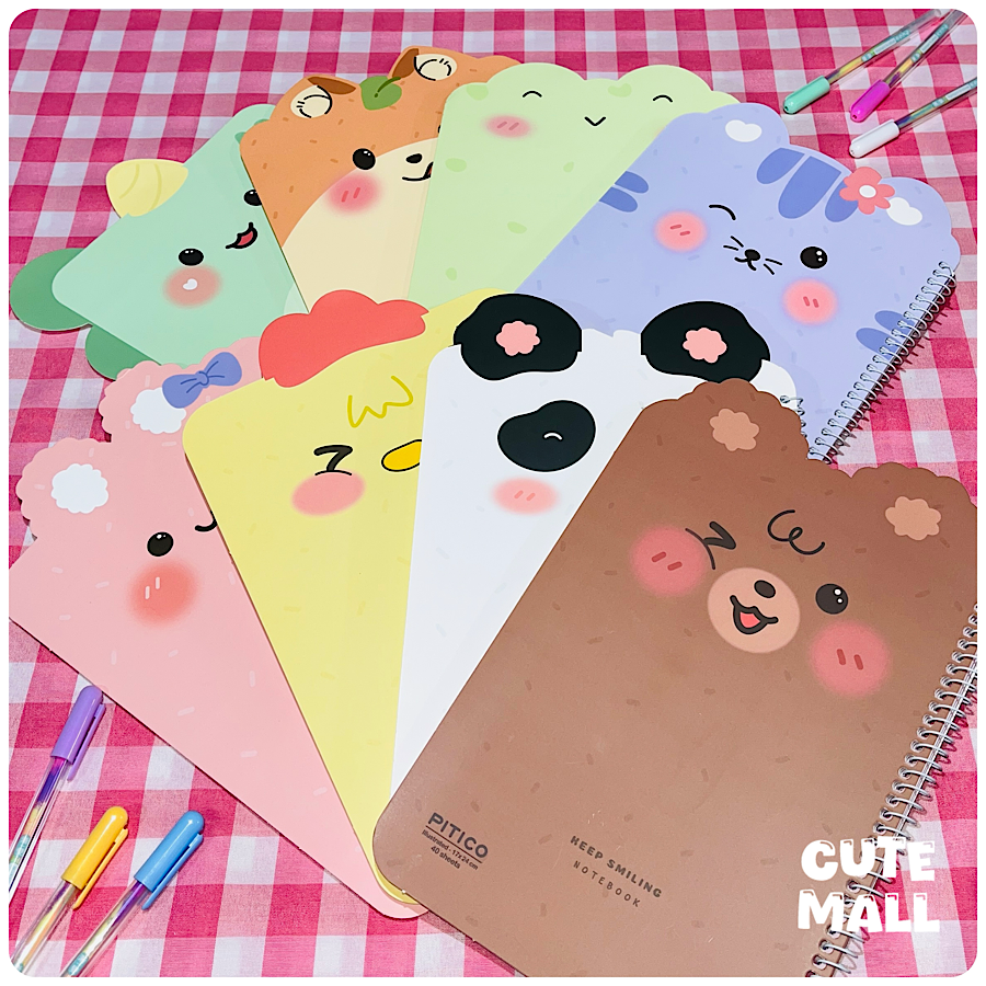 دفتر حاشیه دار سه بعدی حیوانات