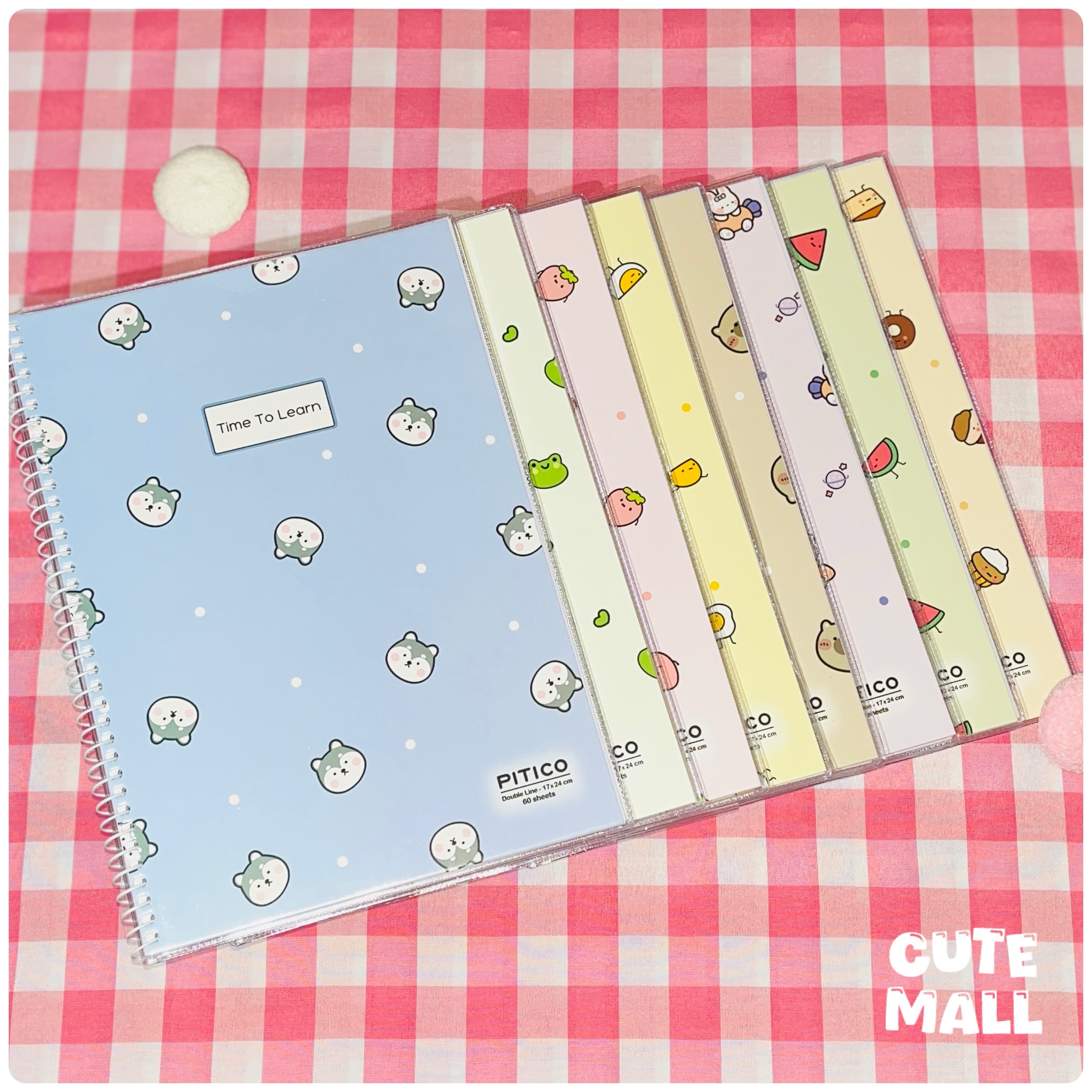 دفتر زبان دوخط مجلد 60 برگ